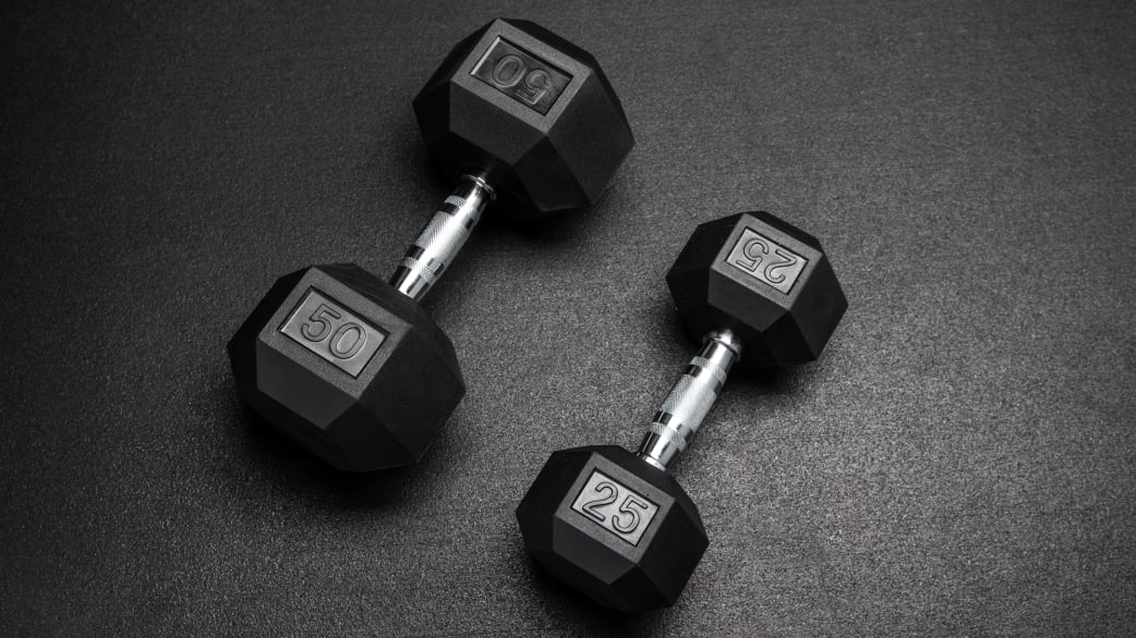 Hex dumbbells rogue clearance